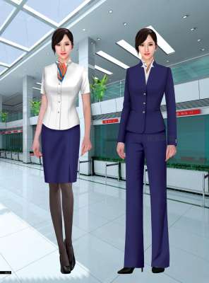 工服定制 高端物业工服女士 藏
