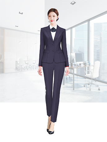 春秋季女士西服套装带领结正装