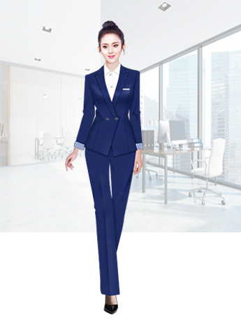 女士时尚西服套装春秋季纯色商务西服